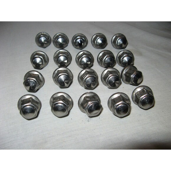 OEM 2014-2023 Ford Fusion Focus Escape MKC 5 M12 X 1.5MM Lug Nuts Set Of 20 USED - Picture 2 of 2